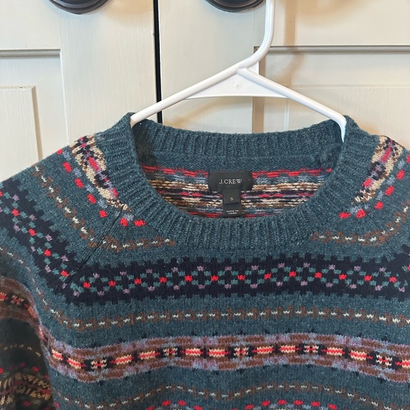 J. Crew Men’s Fair Isle Sweater Size Small - Picture 3 of 3